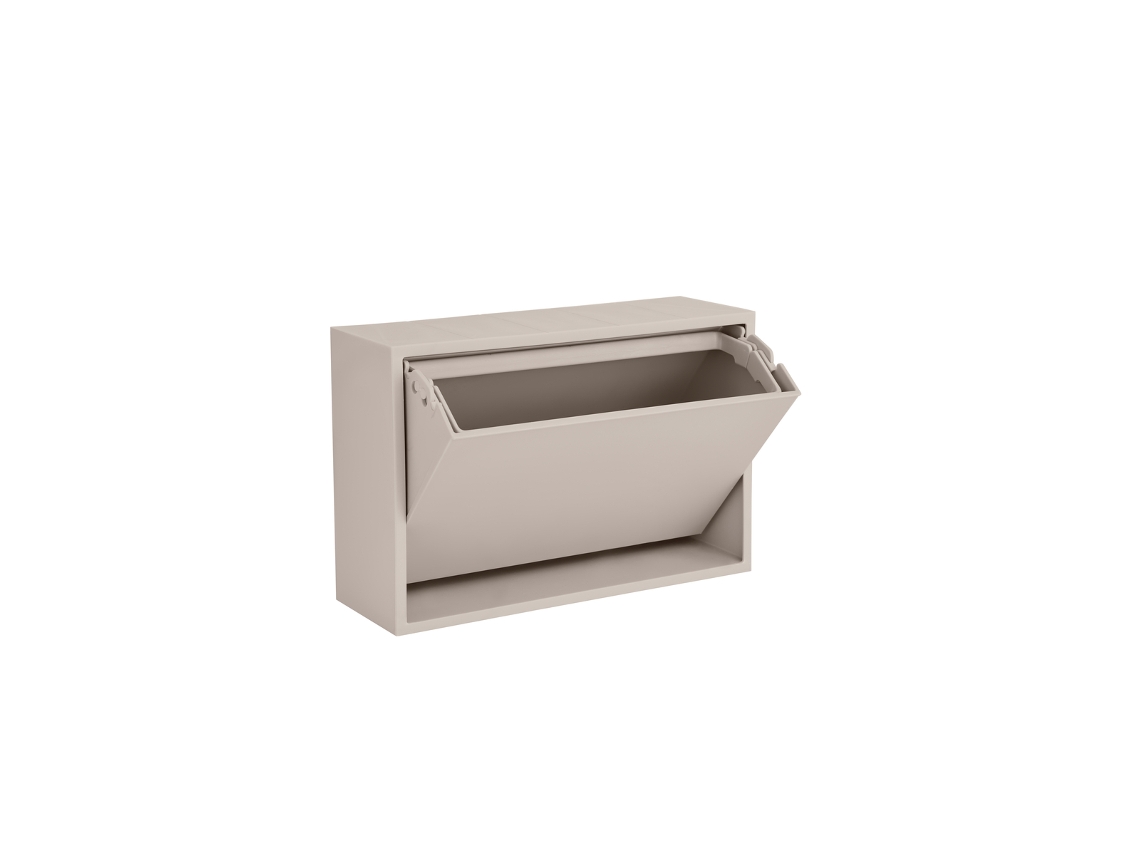 Caixa de armazenamento Collector Bege C30 x L10 x A15