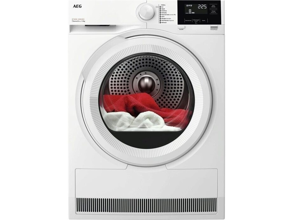Máquina de Secar Roupa AEG TR719G2PB (Outlet Grade B - 9 kg - Bomba de Calor - Branco)