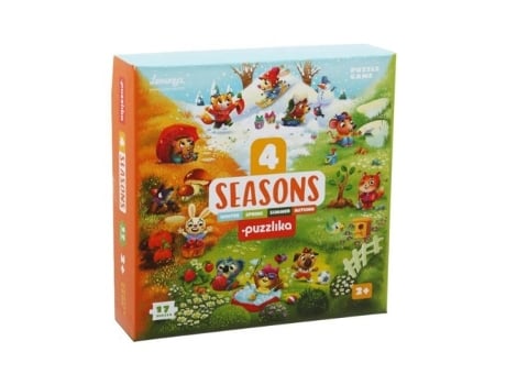 Livro Puzzle Madera 4 Estaciones 17 Pzs Cubika Madera De Desconocido (espanhol)