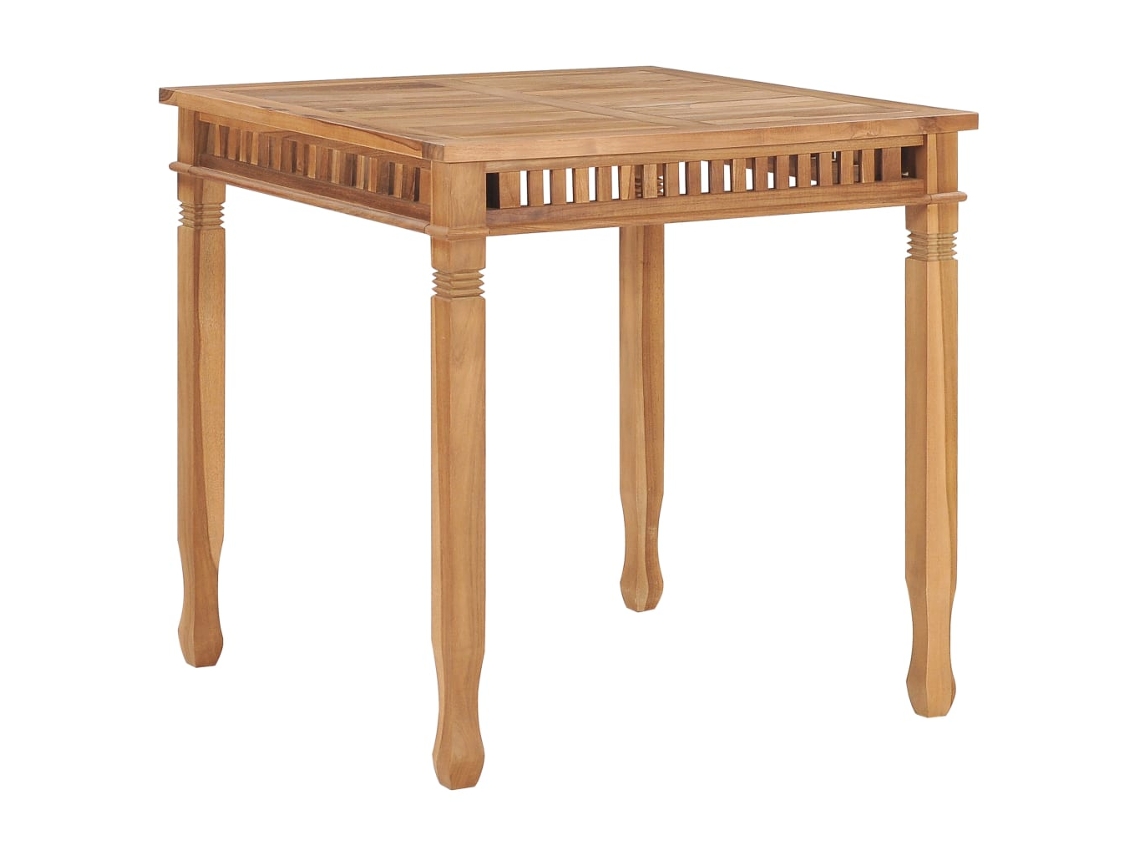 Dining Table, Dining Tables Vidaxl Marrom Teca (n/a)