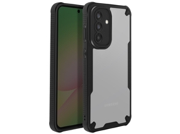 Avizar Capa Para Samsung Galaxy A56 Cantos Reforçados Preto Transparente