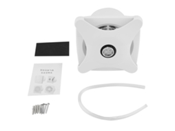 Ventilador de Parede com Luz Led para Casa, Exaustor para Casa de Banho e Cozinha