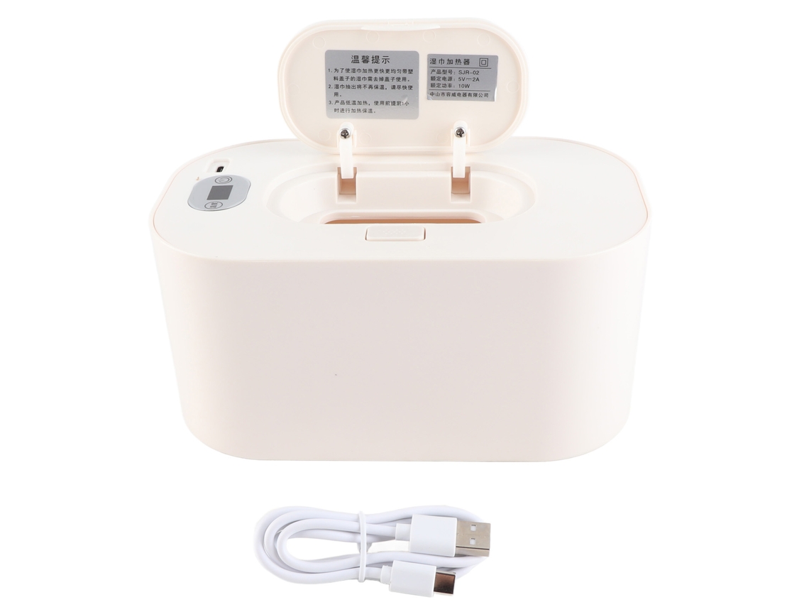 Aquecedor de toalhas umedecidas portátil USB controle de temperatura 45-65°C S/MARCA
