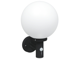 Luz De Parede Externa Com Sensor Vidaxl Preto Plástico