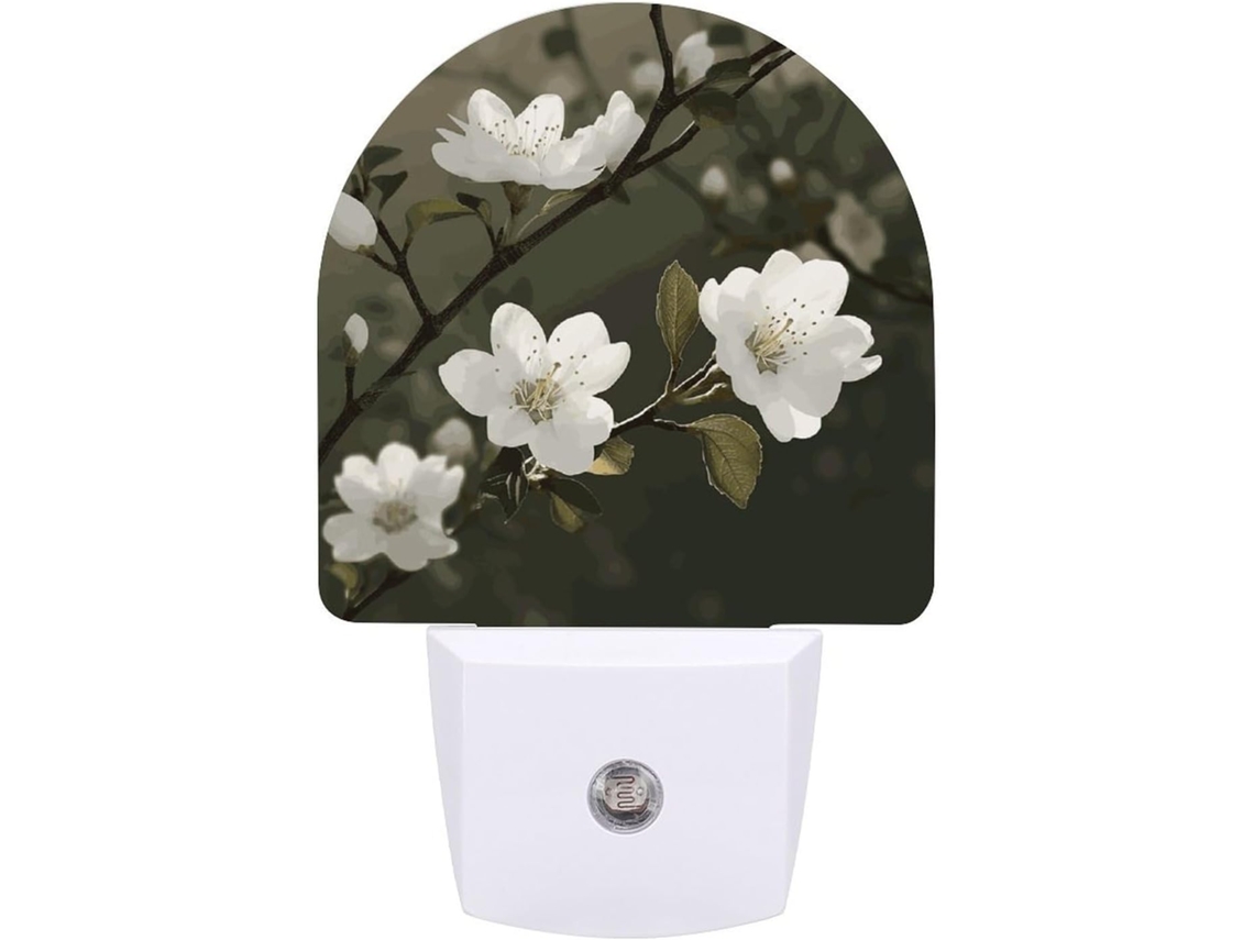 Luminária De Parede Com Sensor Crepuscular, Led 0,5 W, Design Moderno
