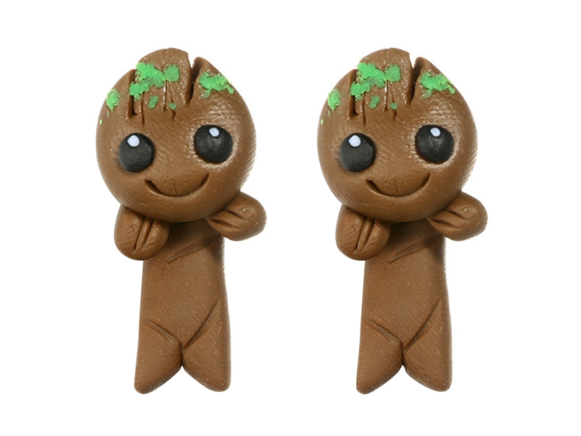 Brincos De Argila Polimérica Cute Cartoon Feminina