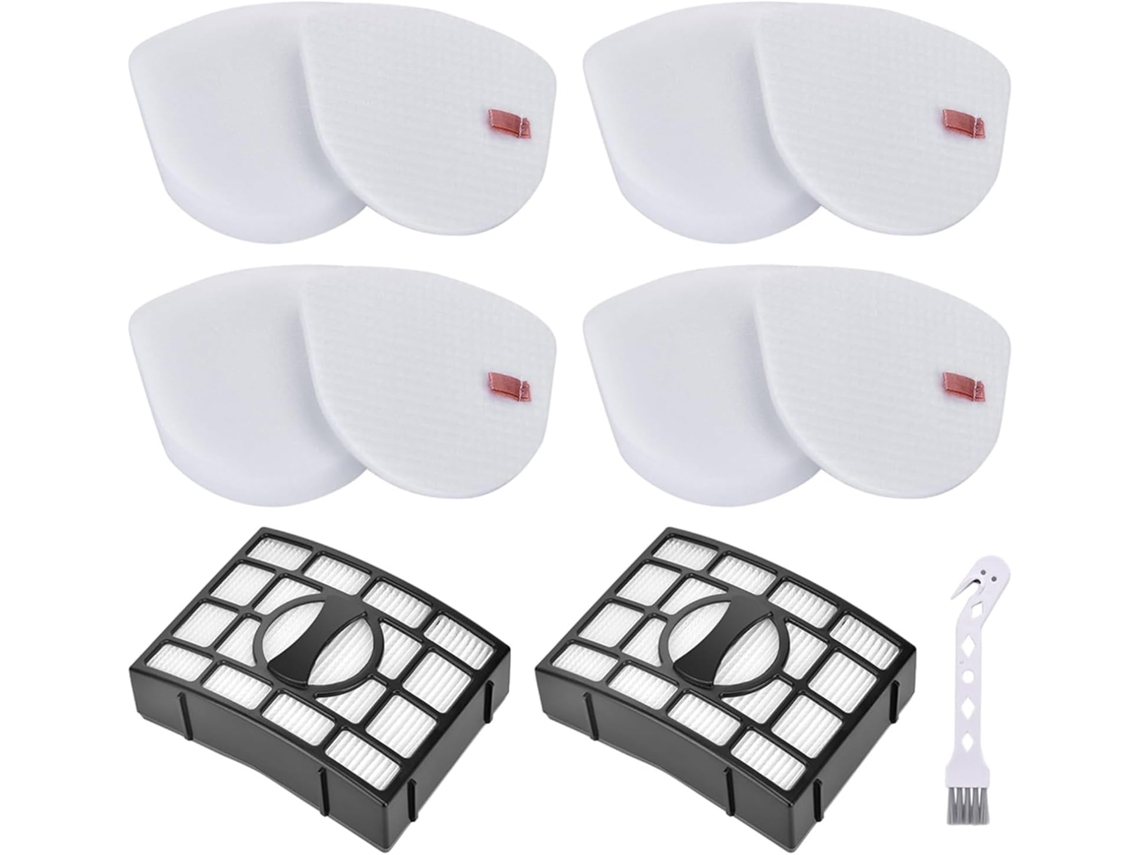 Kit De Substituição Filtros Para Aspirador Vertical Shark Cu530 Zu560