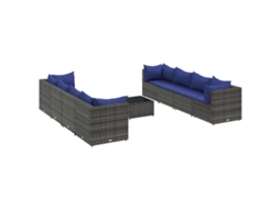 Garden Lounge Set, Garden Lounge Sets Vidaxl Cinzeto Rattan / Vime (n/a)