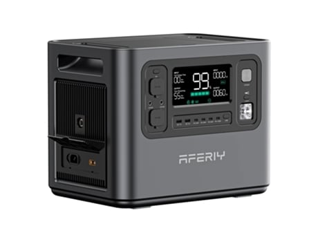 Estação De Energia Aferiy Af P210 2048wh Lifepo4 Power Station Com Inversor De Onda Senoidal Pura 2400w Solar Generator For Home Com Modo Ups Fozuanei