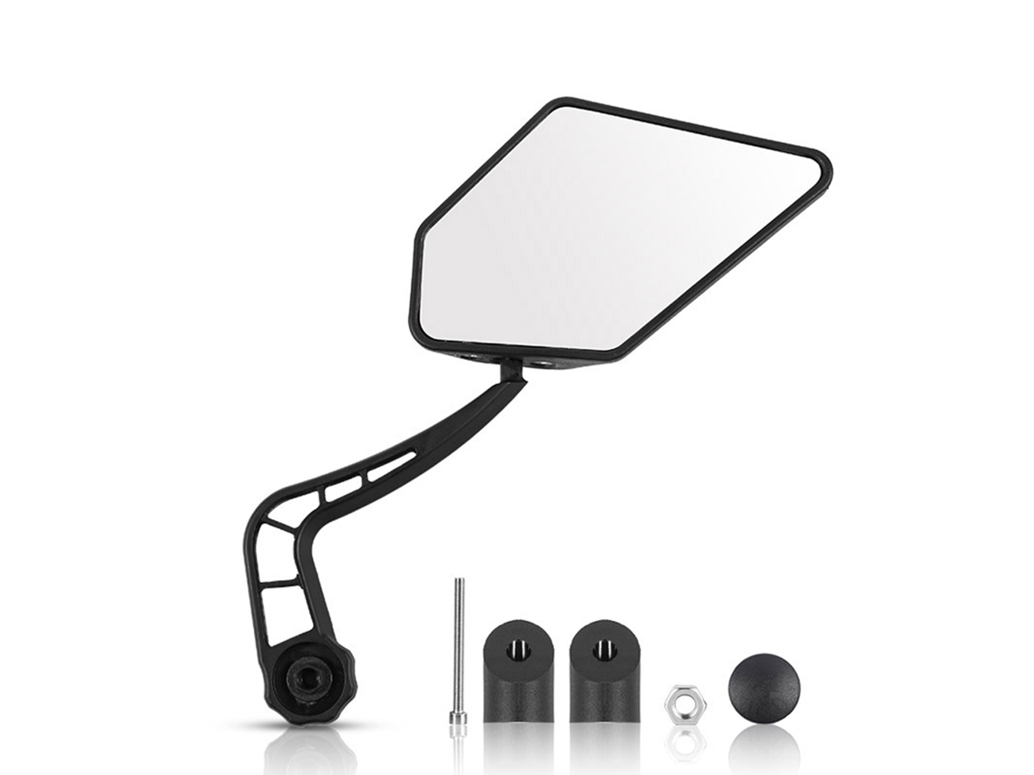 Espelho Retrovisor Mini Para Bicicleta Laxiscreed Com Fixação Segura