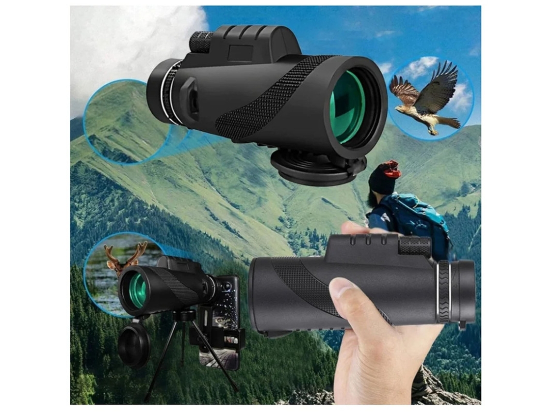 Telescópio Monocular Hd 12x50 Prisma Bak 4 De Alta Potência E Monóculos Compactos De Lente Fmc Para Adultos Visão Maior Para Observação De Bestvite