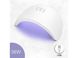 Lâmpada de Unha Led Uv 36w, Polimento Gel Secador Profissional GOKOCO