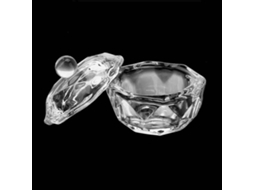 Recipiente De Cristal Com Tampa Para Líquido E Pó Acrílico Ferramenta De Unhas Para Manicure E Cuidado De Unhas