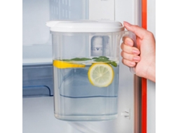 Jarro De Água Ecológico Com Tampa - Chaleira Para Bebidas Quentes Ou Frias E Chá Gelado, Branco