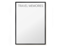 Magnetic Board Travel Memories For The Living Room Espelharte (50x70 Cm)