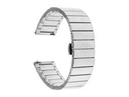 Pulseira De Aço Inoxidável Com Fecho Borboleta De 18 Mm Para Smartwatch Samsung.