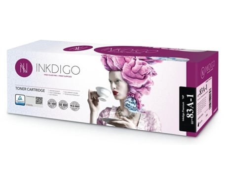 Toner Preto Para Impressora Hp Cf 283a Alta Qualidade E Confiabilidade Para Impressões Nítidas E Profissionais. Inkdigo