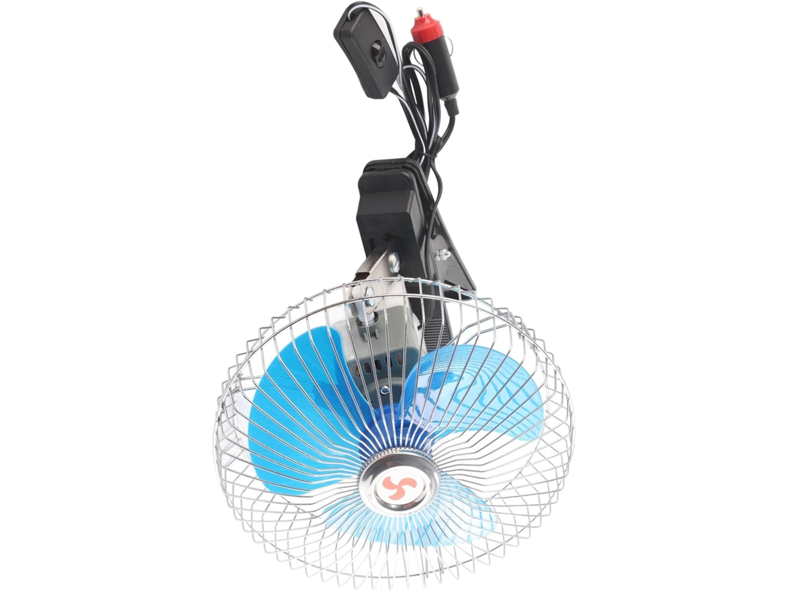 Mini Ventilador Portátil De 12v 25w Para Carro, Com Design Resistente E Clipe De Fixação, Ideal Para Veículos E