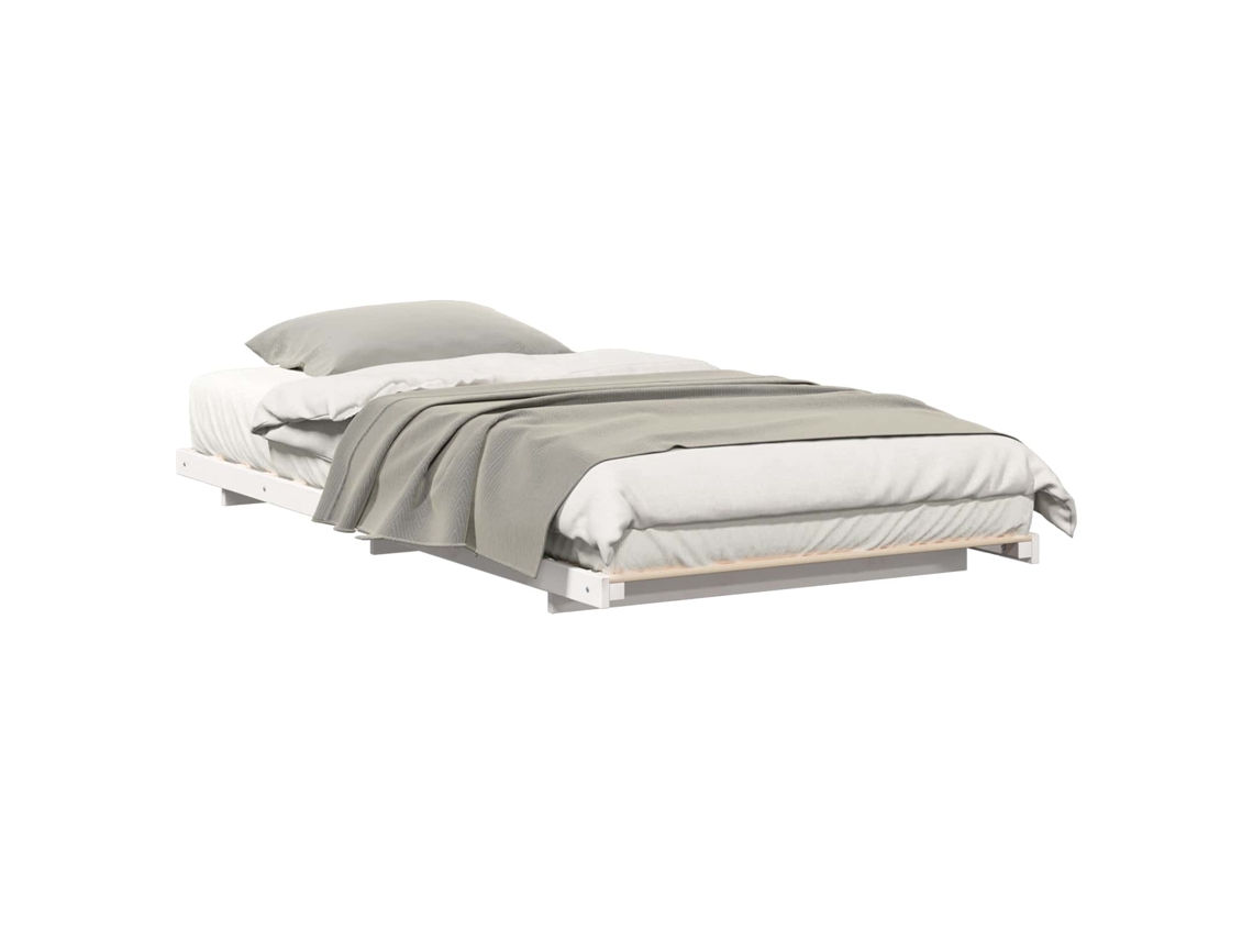 Estrutura de Cama de Chão Branco 90 X 200 Cm MAISON EXCLUSIVE