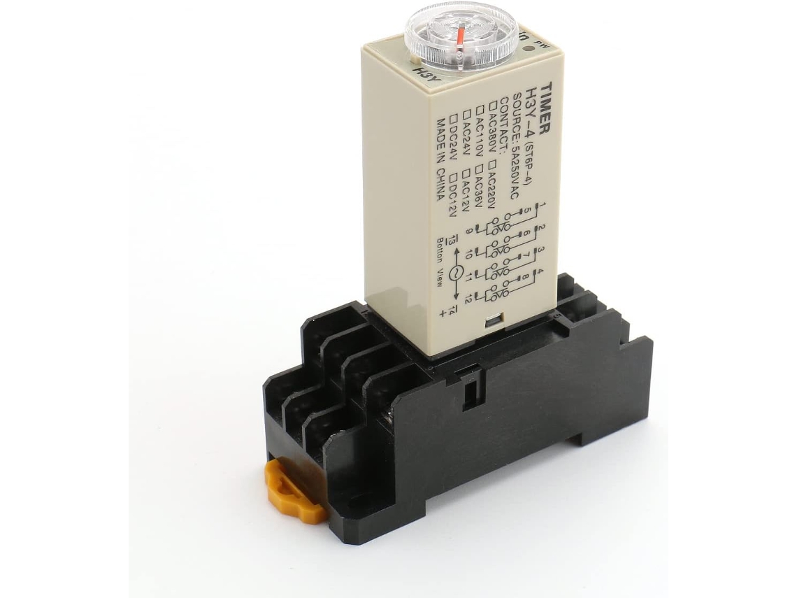 Relé De Retardo Tempo Baomain H3y-4 Ac 110v 5 Segundos 4pdt 250vac