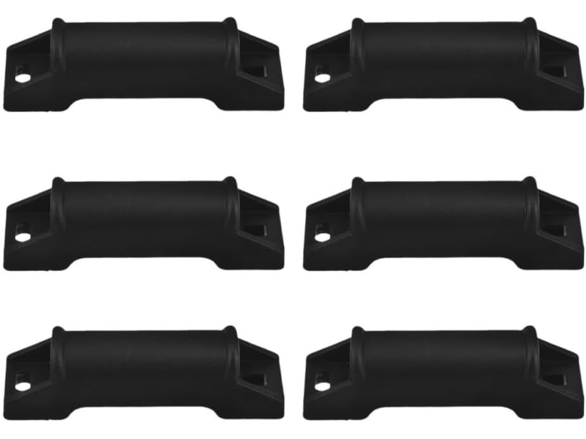 Nuobesty Conjunto De 6 Peças Deslizadores Apoio Pés Cadeiras Escritório E Gamer, Com Bordas Lisas Em Plástico