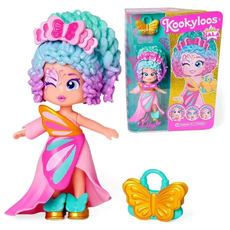Muñeca Kookyloos Golden Gala Lily Con Accesorios 35023 Magicbox Magic Boxmagicboxp24