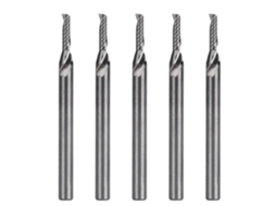 Laxiscreed Broca De Fresar Espiral De 5 Peças 3.175x2x8mm Resistente Ao Desgaste