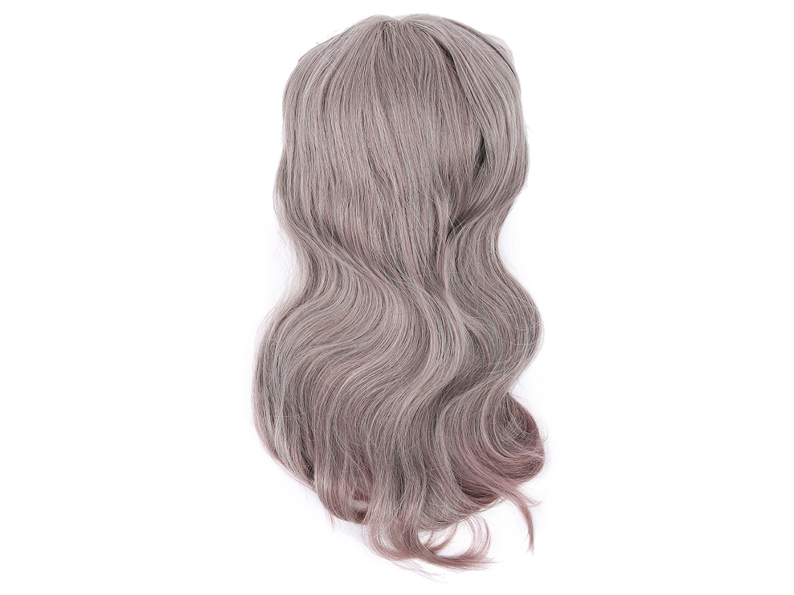 2026 peluca para Mujer de Pelo Largo Rizado Ombre Con Flequillo Recto Resistente Al Calor