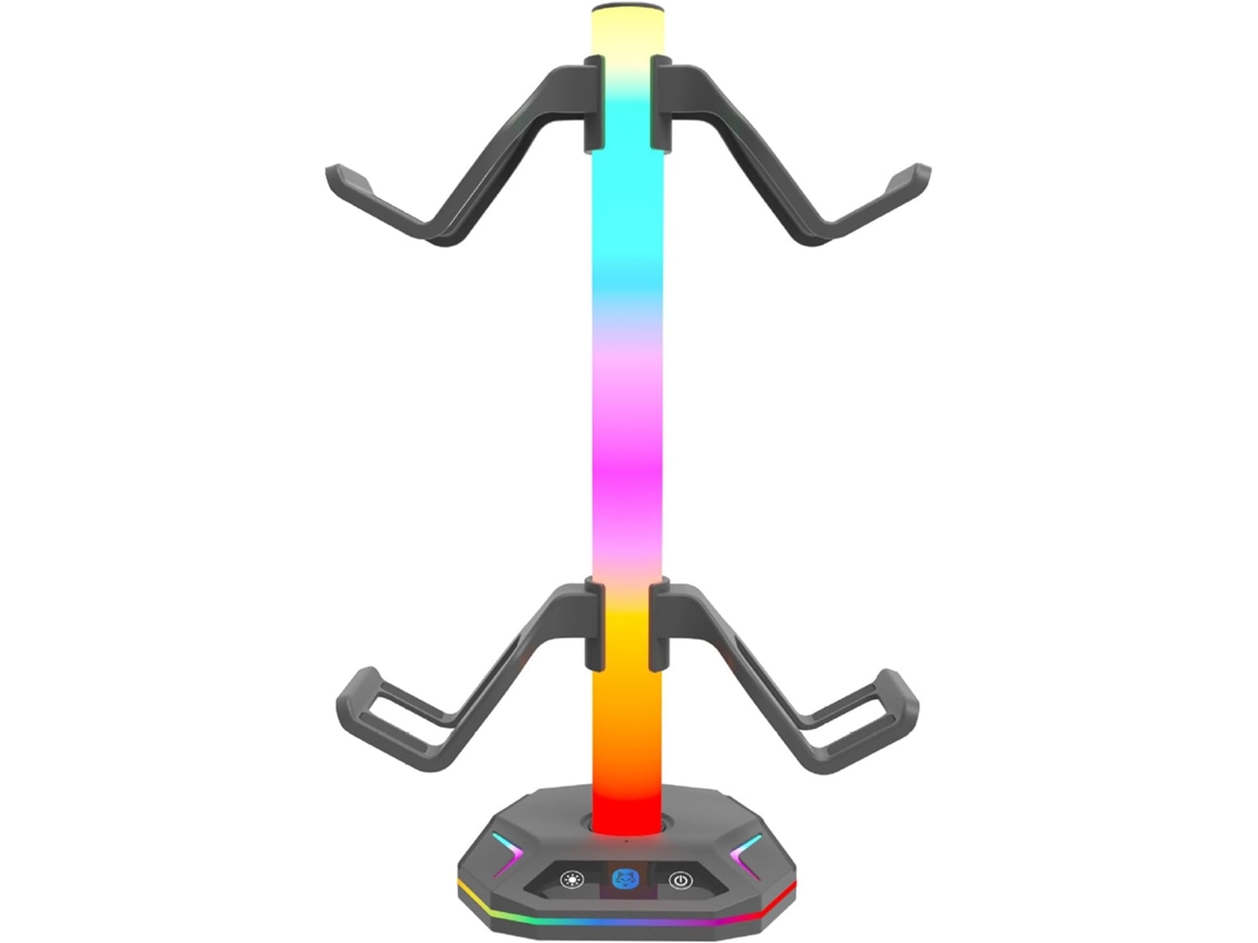 Support De Contrôleur Led, Casque Pour Bureau, Casque Rotatif, Crochet Amovible, Rangement Des Écouteurs Led