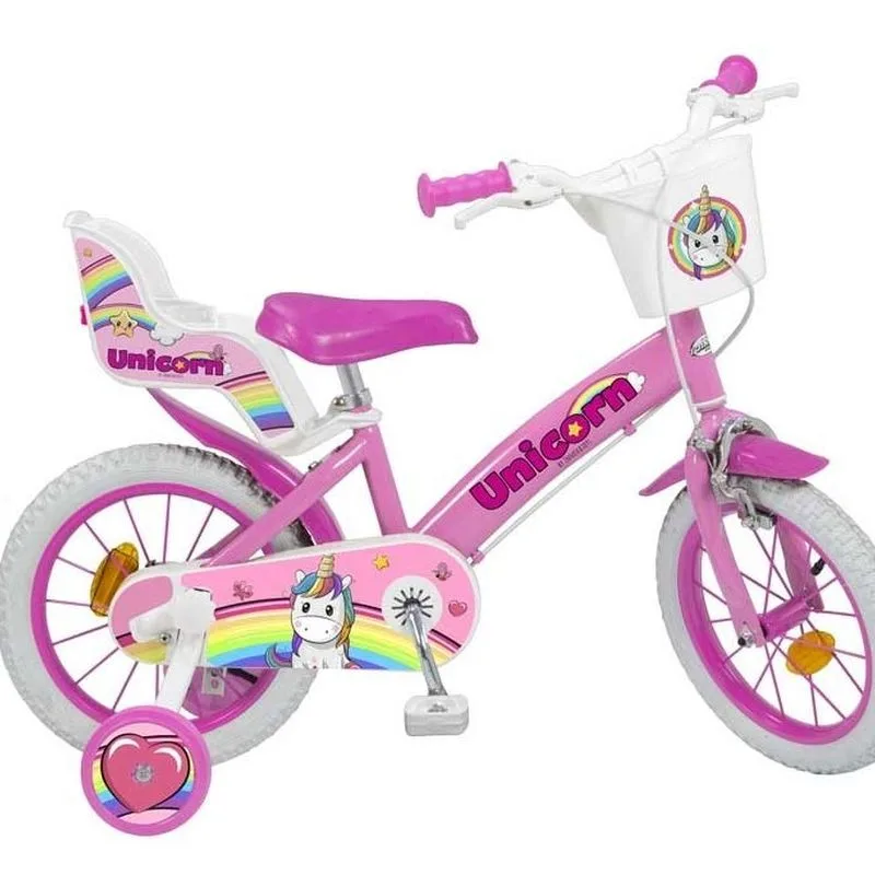 Bicicleta infantil 14 polegadas modelo Unicorn Toimsa 14029