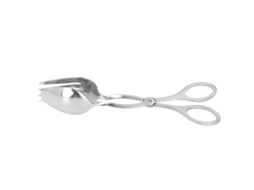 Pinças De Aço Inoxidável, Pinças Estilo Tesoura Para Servir Saladas, Massas, Churrasco E Alimentos Grelhados, Utensílios De Cozinha Duráveis E Polidos