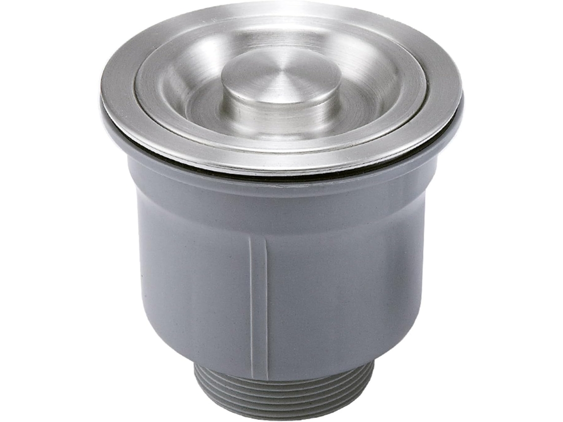Conjunto De 2 Filtros Pia Cozinha Com Cesto Profundo E Tampas Vedação