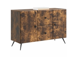 Buffet Carvalho Fumado 89x34,5x60 Cm Derivados de Madeira MAISON EXCLUSIVE
