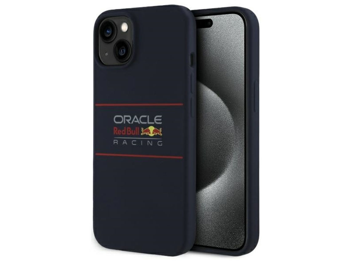 Capa Red Bull Para Iphone 15 6.1 Hardcase Para Magsafe Com Logotipo Horizontal