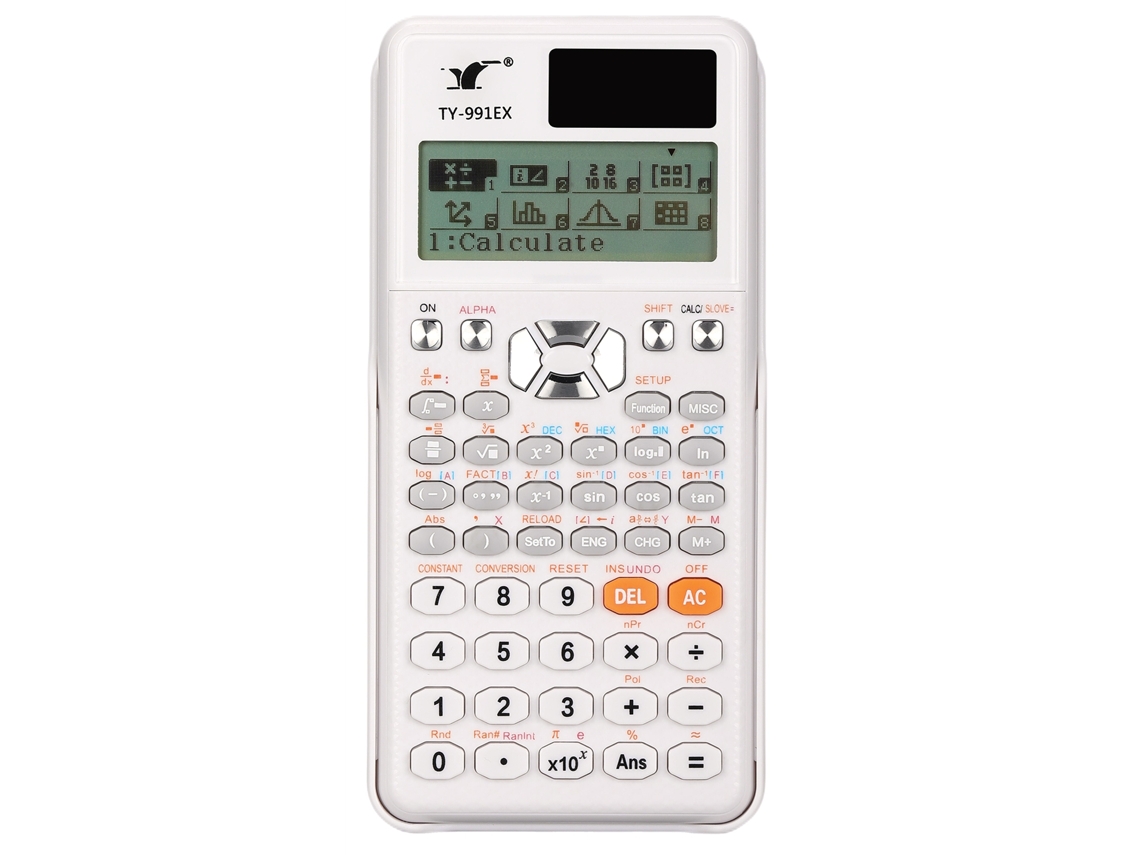 2026 calculadora Científica com 552 Funções Display Hd Alimentação Dual Ideal para Professores Estudantes Universitários Portátil