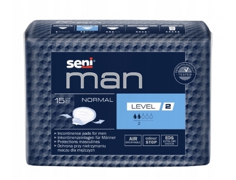 Seni Man, Absorventes Anatómicos Nível 2, 15 Unidades Tzmo