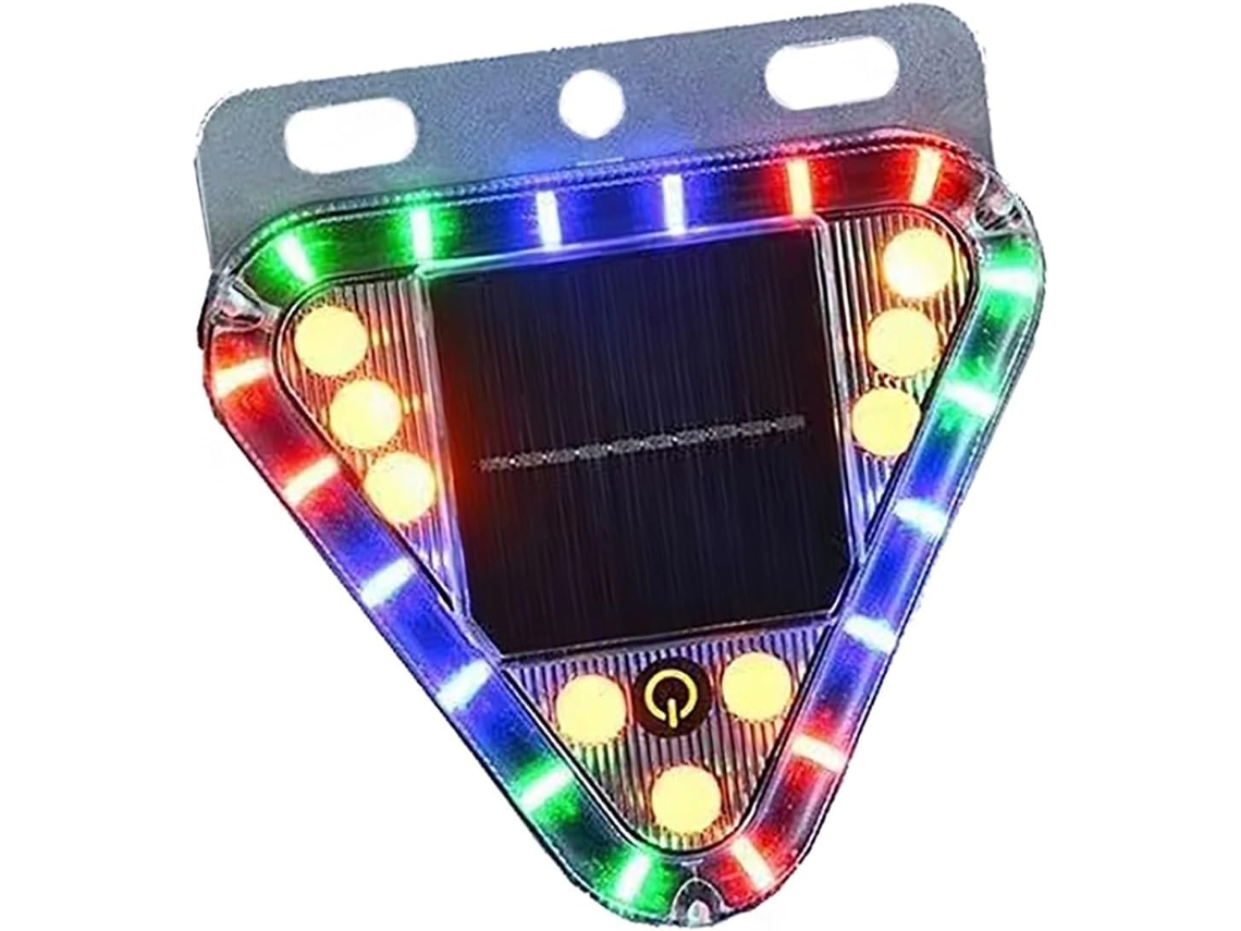 Luz Estroboscópica, Lâmpada De Flash Magnética, Sem Fio, Alimentada Por Energia Solar, Sinal À Prova D Água Para Carro