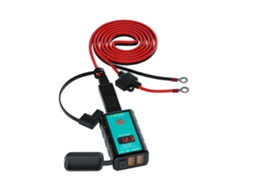 Carregador Usb Moto Com Voltmeter Quick Charge 3.0 12-24v