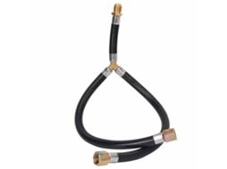 Adaptador de mangueira de gás tipo Y de 5/8" 18UNF para fogão de churrasco