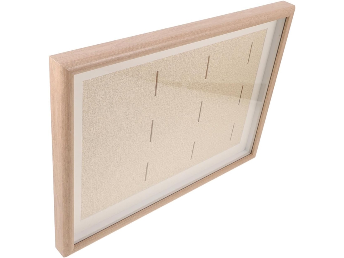 Vitrine Para Medalhas: 44 X 31,5 Cm (17,29 X 12,38 Polegadas),feita De Madeira,com Espaço Para 9