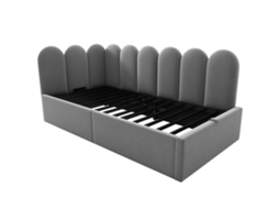 Sofá cama Estofado 90x190 com Arrumação PAPRIKA