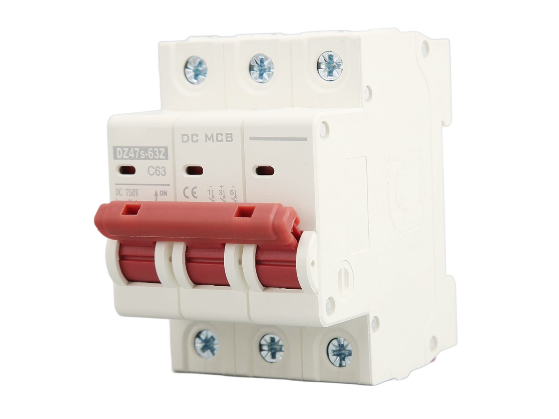 Laxiscreed Disjuntor 3p Para Circuitos Dc 750v 63a Com Proteção Contra Curto-circuito