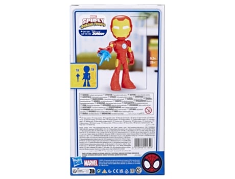 Figura SPIDEY AND HIS AMAZING FRIENDS Iron Man (Idade Mínima Recomendada: 3 anos)