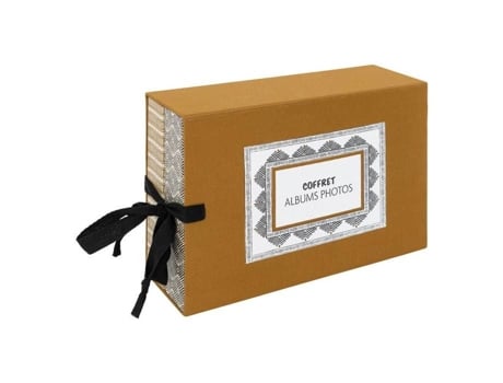Coffret 2 Álbuns De Fotos Paloma 240 Fotos Atmosphera Criador De Interiores Ocre Atmosphera Créateur Dintérieur