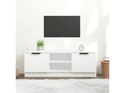 Vidaxl Móvel Para Tv 102x35x36,5 Cm Madeira Processada Branco