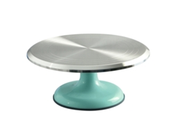 Ronjoe-mesa Giratória Para Decoração De Bolos 10 Polegadas Liga De Alumínio Profissional