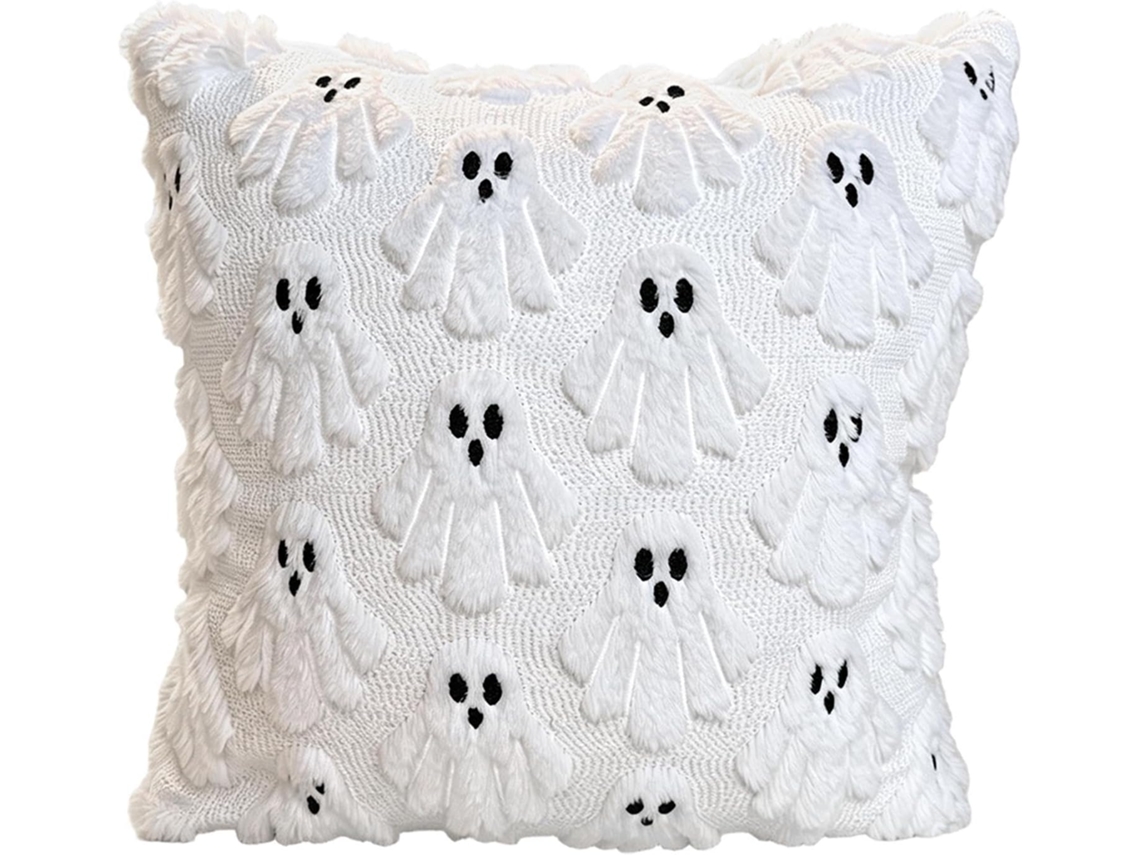 Capa De Travesseiro De Fantasma De Halloween Em Pelúcia 3d |