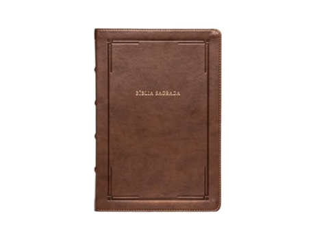 Livro Bíblia Slim Nvi, Letra Grande, Couro-Soft Marrom, Luxo, Barroca de Thomas Nelson (Português)