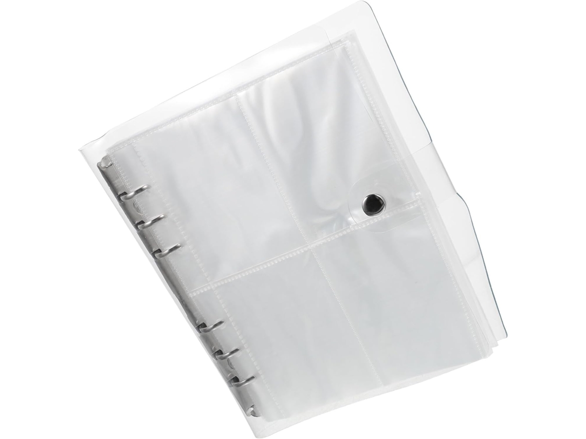 Álbum Design Bouton Pratique En Pp Et Metal Photo Argenté Pochette 3 Pouces Pour Protéger Cartes