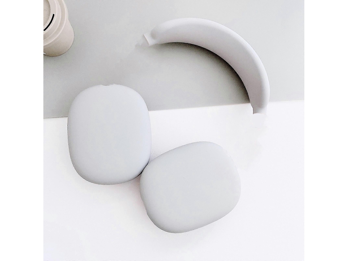 Capa Protetora De Silicone Para Fone De Ouvido 3 Em 1 Para Airpods Max (branca)